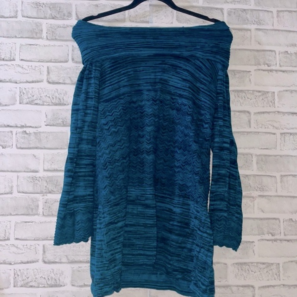 🦋Style & Co. cowl neck Green Sweater Dress, PL